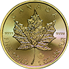 Canada Gold Maple Leafs, BU Button Right
