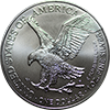 2024 US Silver Eagle, BU, Reverse