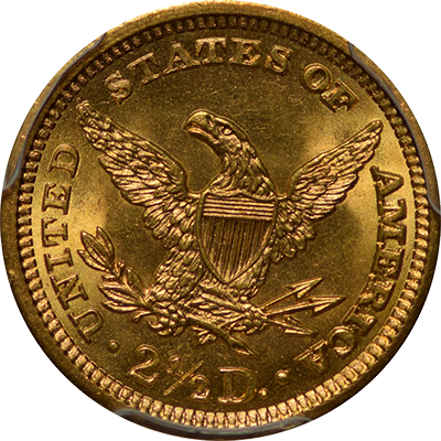 $2.50 U.S. Liberty Gold Quarter Eagles