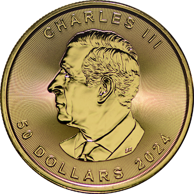 1 oz Canada Gold Maple Leaf Gold Bullion Amergold