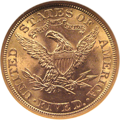 5 Liberty Gold Half Eagles Buy US Gold Coins