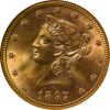 1897 Coronet Motto $10 NGC MS-65 (51273876007)