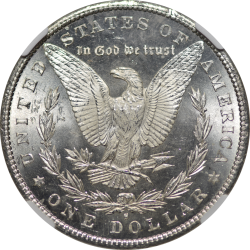 $1 Morgan Dollars 1880-S MS-67 reverse